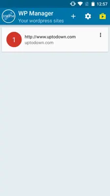 Dahatu WordPress Manager android App screenshot 1